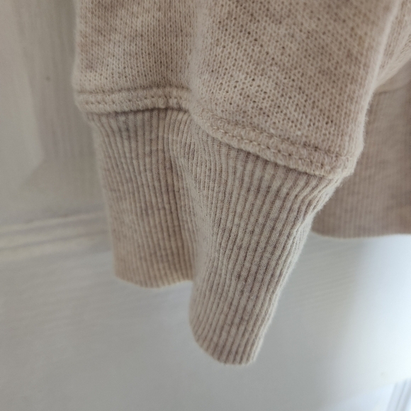 Maurice's Women's Cotton/Polyester Blend Button Crewneck Size XXL in Cream - Picture 6 of 12